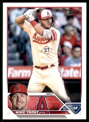 2023 Series 1 Base #27 Mike Trout Angels • $1.24
