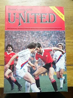 Official Newsletter Manchester United Christmas 1980  There's Only ONE UNITED  • £3.75