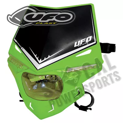 UFO Plastics Stealth Headlight - Green - PF01715-026 • $94.10