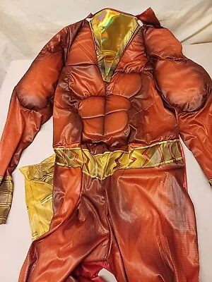 Adult Mens DC Shazam Superhero Book Day Week Fancy Dress Outfit Costume M  #14 • £14.99