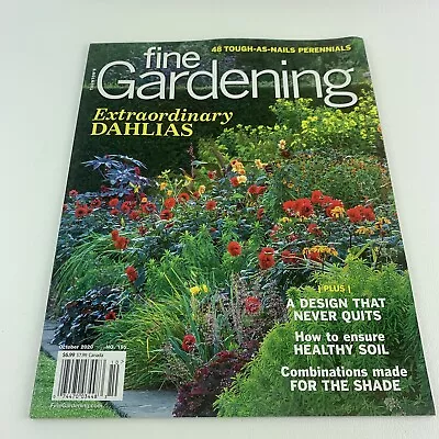 $9.50 • Buy Fine Gardening Magazine Sept Oct 2020 Dahlias Shade Garden Tasks
