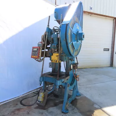 EW Bliss 21 M Mechanical 30 Ton OBI Punch Press 3  Stroke 9-1/2  Throat 230/460V • $4491.58