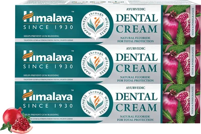 £17.65 • Buy Himalaya Ayurvedic Dental Cream Neem & Pomegranate Herbal Toothpaste 3-Pieces Of