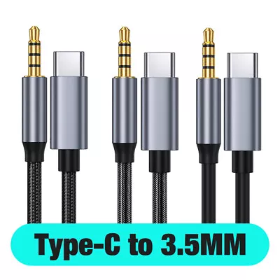 Type C USB C To 3.5mm Aux Audio Cable Hi-Fi Stereo Jack Cord For IPhone 15 Pro • $8.18