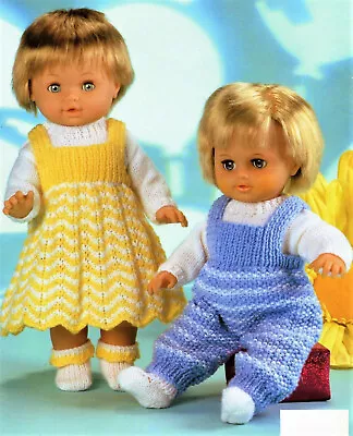 Knitting Pattern Copy 1499.   Dolls Clothes For 12-22 Inch Dolls.  DK • £2.89