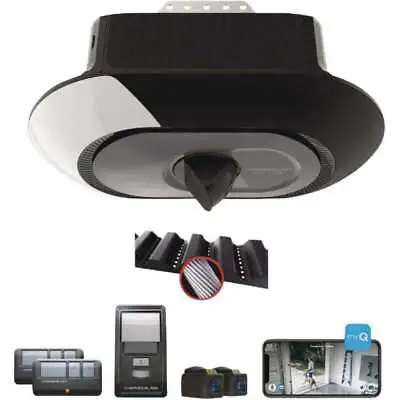 Chamberlain Smart Garage Door Opener W/LED Light Video Camera 3/4 HP Belt Drive • $299