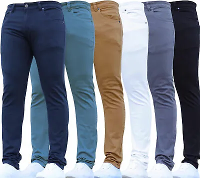 £6.99 • Buy New Kids Skinny Boys Stretch Casual Adjustable Waist Jeans Chinos School Pants