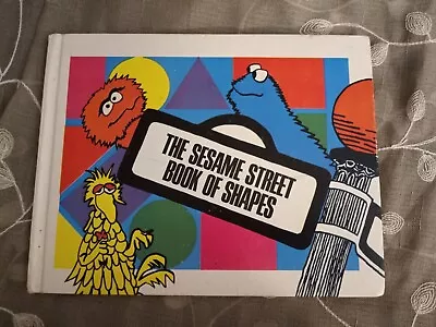 Vintage The Sesame Street Book Of Shapes 1970 Hardback The Preschool Press • $8.25