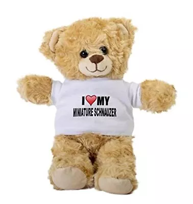 I Love My Miniature Schnauzer Teddy Bear Gift Stuffed Animal • $19.95