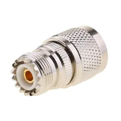 N Type Male Plug To UHF PL259 Female SO-239 Adapter Connector • £5.77