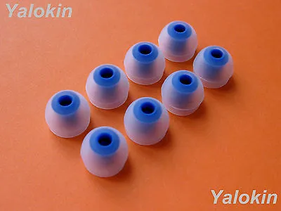 NEW 8pcs Large Size (C-BL) Replacement Comfort Eartips Adapters For Jaybird X3 • £23.74