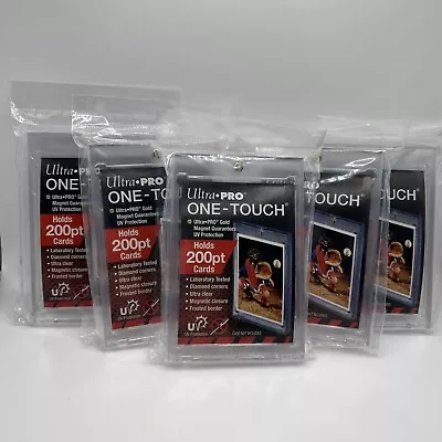 Ultra Pro One-Touch Thick Card 200pt Point Magnetic Card Holder - Lot Of 5 • $20