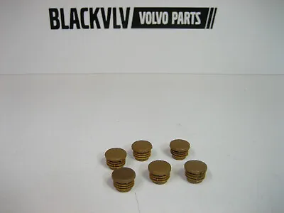 Volvo 240 Tan Armrest Buttons Screw Hole Covers Beige 244 242 245 • $17.99