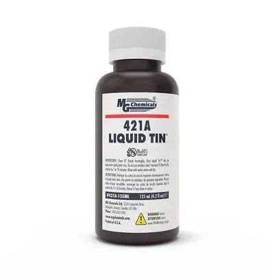 MG Chemicals 421A-125ML Liquid Tin 4.2 Fl Oz • $37.99