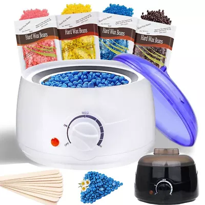 $11.99 • Buy Professional Wax Warmer Heater Hair Removal Kit + 400g Waxing Beans + 20 Sticks