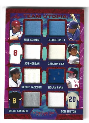 $1.99 • Buy 2022 Leaf In The Game Used 8 Way Relic 15/3 Schmidt Brett Ryan Sutton Jackson ++