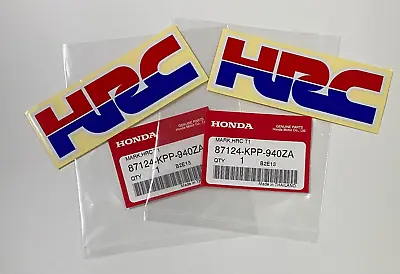 2X Genuine Honda Mark HRC T1 Racing Stickers Decals • $13.50