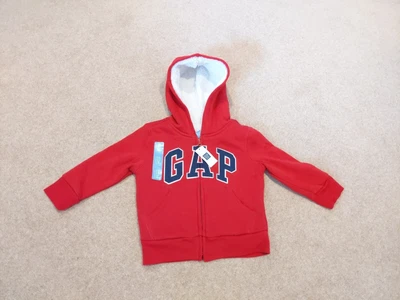 £10 • Buy GAP Hoodie Boys Or Girls Unisex Red Fur Lined Age 2