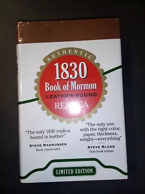 1830 Book Of Mormon Stratford Leather Facsimile Brand New Sealed • $50