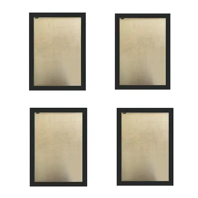 3/6/10 Pack A4 Certificate Picture Photo Frames Poster Frame Wooden Effect Black • £3.99