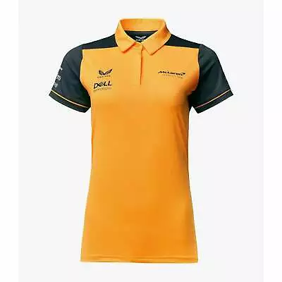 McLaren F1 Women's Team Polo Shirt- Papaya/Phantom • $19.99