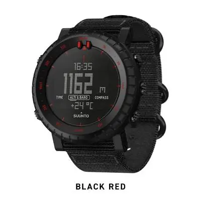 SUUNTO Core SS023158000 Black Red 3ATM Men's Watch New In Box • $176.52