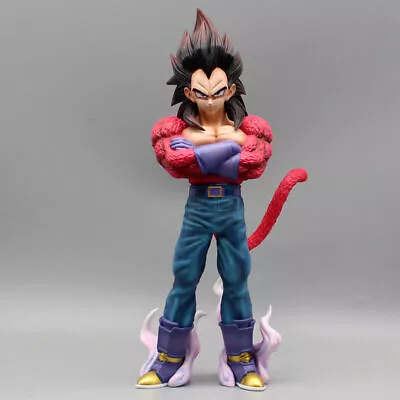 Anime Dragon Ball GT Super Saiyan 4 Vegeta PVC Figure Statue NEW NO BOX 29cm • $32.99