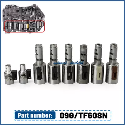 8PCS 09G Transmission Shift Solenoids For VW Jetta Golf 05-11 2.0L 2.5L 6-speed • $129.90