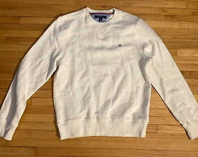 Small Unisex White Tommy Hilfiger Sweater • $18.99