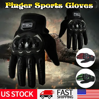 Tactical Motorcycle Motocross Full Finger Gloves Motorbike Riding Racing Mittens • $9.70