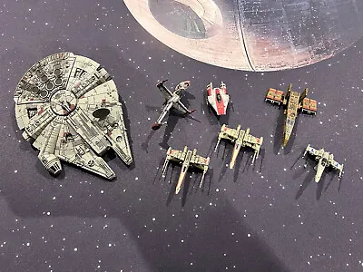 $53.49 • Buy X-wing Miniatures Lot: Rebel Alliance Lot 7 Ship Lot