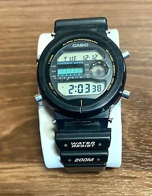 Vintage CASIO G-SHOCK DW-6100 Thermo Sensor DIGITAL • $59.99