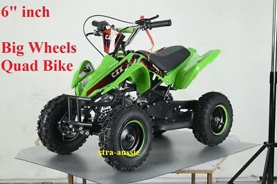 49cc Starter Mini Quad Bike 6  Wheel Buggy Kids 4 Wheeler Pocket Dirt Ride On • $500