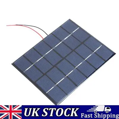 Portable 2W 6V 330mA Polysilicon Solar Power Panel DIY Kit Battery Panel • £7.49