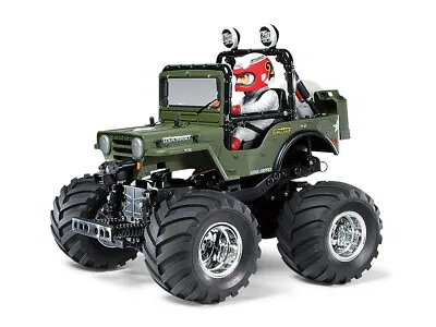 Tamiya 58242 Wild Willy Jeep 2WD RC Car STICK RADIO DEAL BUNDLE W/Bat&Charger • £229.49