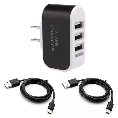 $9.99 • Buy Wall Outlet To Triple USB Power Adapter - Wall Charger For Smartphones (USB-C)