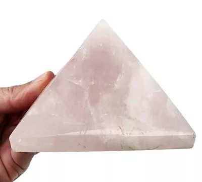 Rose Quartz Crystal Polished Pyramid 292 Grams. • $14.99