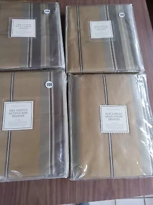 Restoration Hardware Silk Taffeta Drapes • $200