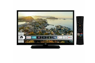 Bush ELED24HDS 24 Inch HD Ready HDR Smart WiFi LED TV - Black • £120