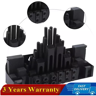 58PCS Metal Milling Machine Clamping Bolt Clamp Tool Set M12 T Nut Hold Down Set • $66.50