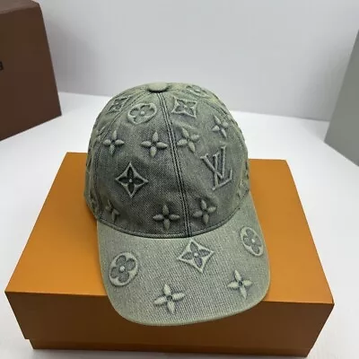 LV Unisex Vintage Denim Blue Baseball Hat • $99