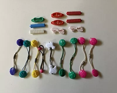 Lot Of Vintage Hair Barrettes 80's Pink Moon • $4.99