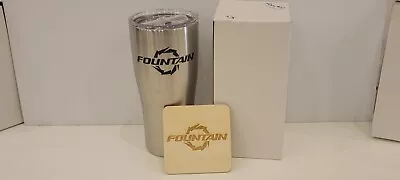 FOUNTAIN POWERBOATS BOAT MERCURY RACING  30oz Stainless Steel Tumbler Cup Mug   • $35.97