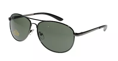 G&G Men Aviator Sunglasses Spring Loaded Metal Frame Green Black -02038 • $22.99