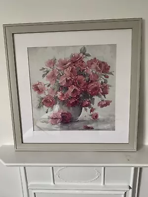 Laura Ashley Cassis Rose Framed Picture  • £40