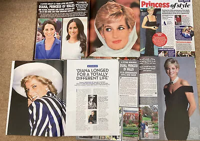 PRINCESS DIANA : CUTTINGS COLLECTION - Hello And OK Magazine Articles • £1.99