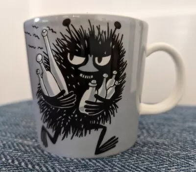 Arabia (Finland) Moomin Stinky Collectible Cup Porcelain Mug Rare Gray Black • $35