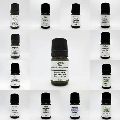 Pure Essential Oils 100% Pure Blends Aromatherapy  5 Ml Therapeutic Grade • $7.98