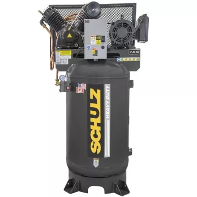 Schulz V-Series 7580VV30X-3 7.5-HP 80-Gallon Two-Stage Air Compressor (208V 3... • $2857.10