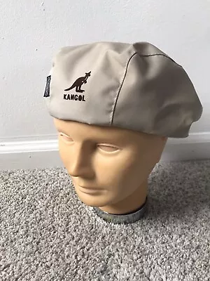 Vtg KANGOL Waterproof Newsboy Driving Hat Cap Size Large Made In USA 80s Clean • $18.90